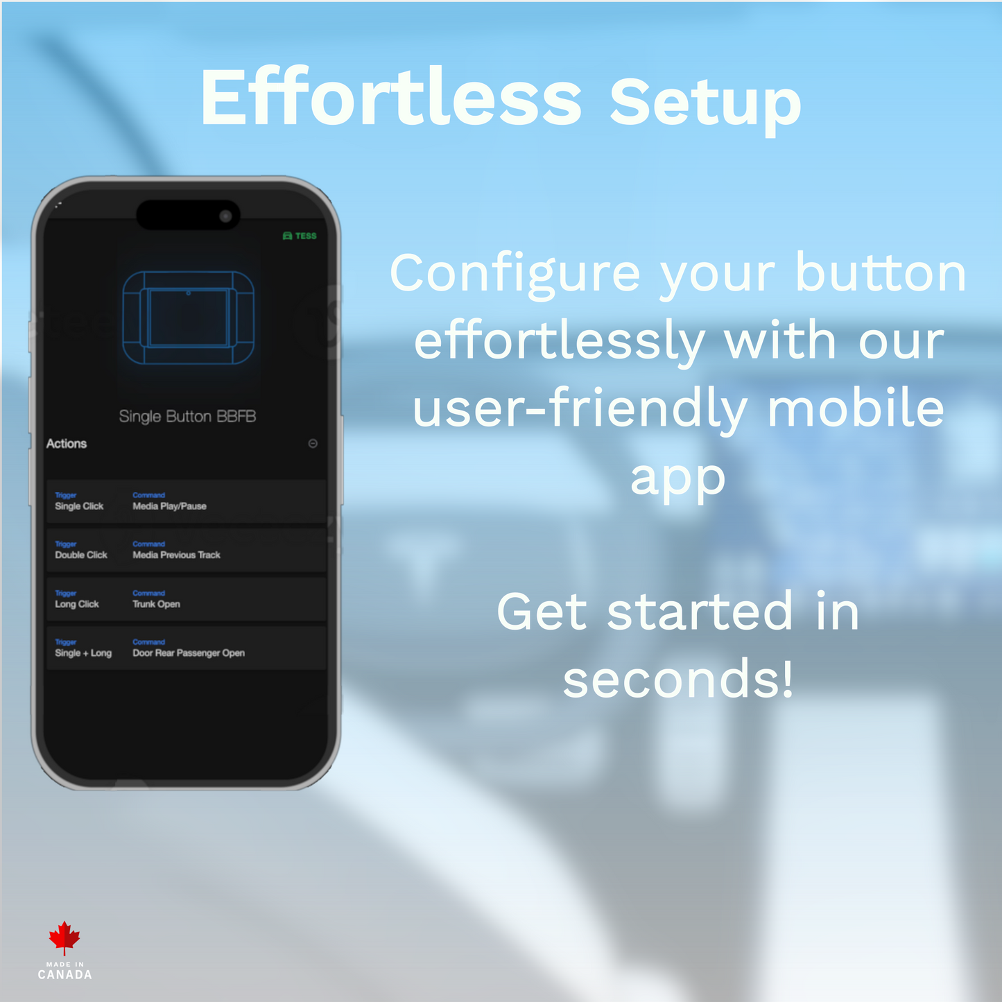 Tesla Smart Button - Double Button